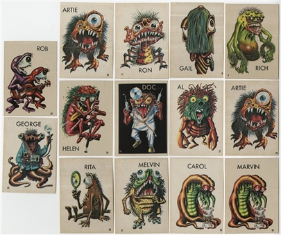 1965 Topps “Ugly Stickers” Collection (23)